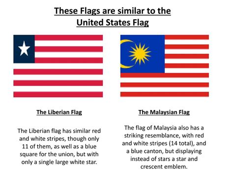 flags that are similar to the usa